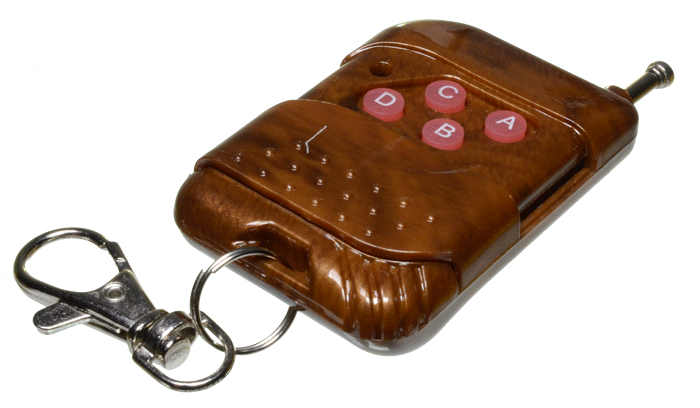 Control Remoto Llavero de 4 Canales 315MHz