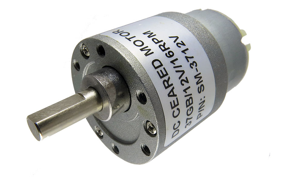 SERVO MOTOR CON REDUCTOR 12V 16RPM 37GB/12V       