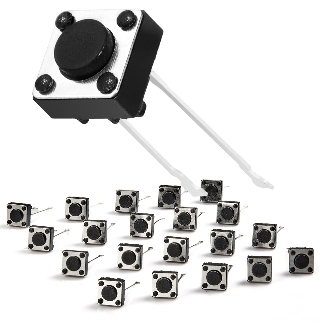 TACT SWITCH 2 PIN DE 6X6 4.3mm  CUADRADO          
