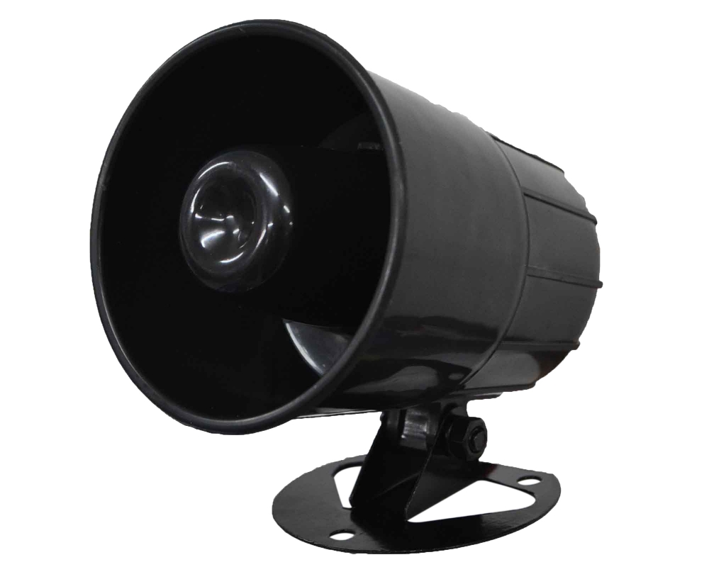 SIRENA 12V 30W NEGRA SONIDO