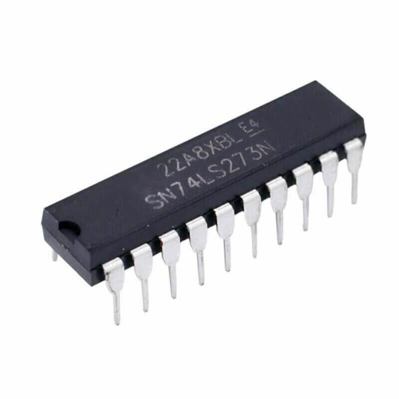 74LS273 Registro de 8 BITS con CLEAR, Circuito      