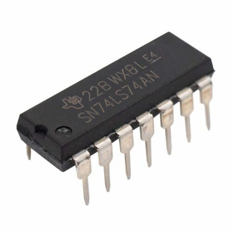 74LS74 Flip  Flop Tipo "D" DIP14 Circuito TTL