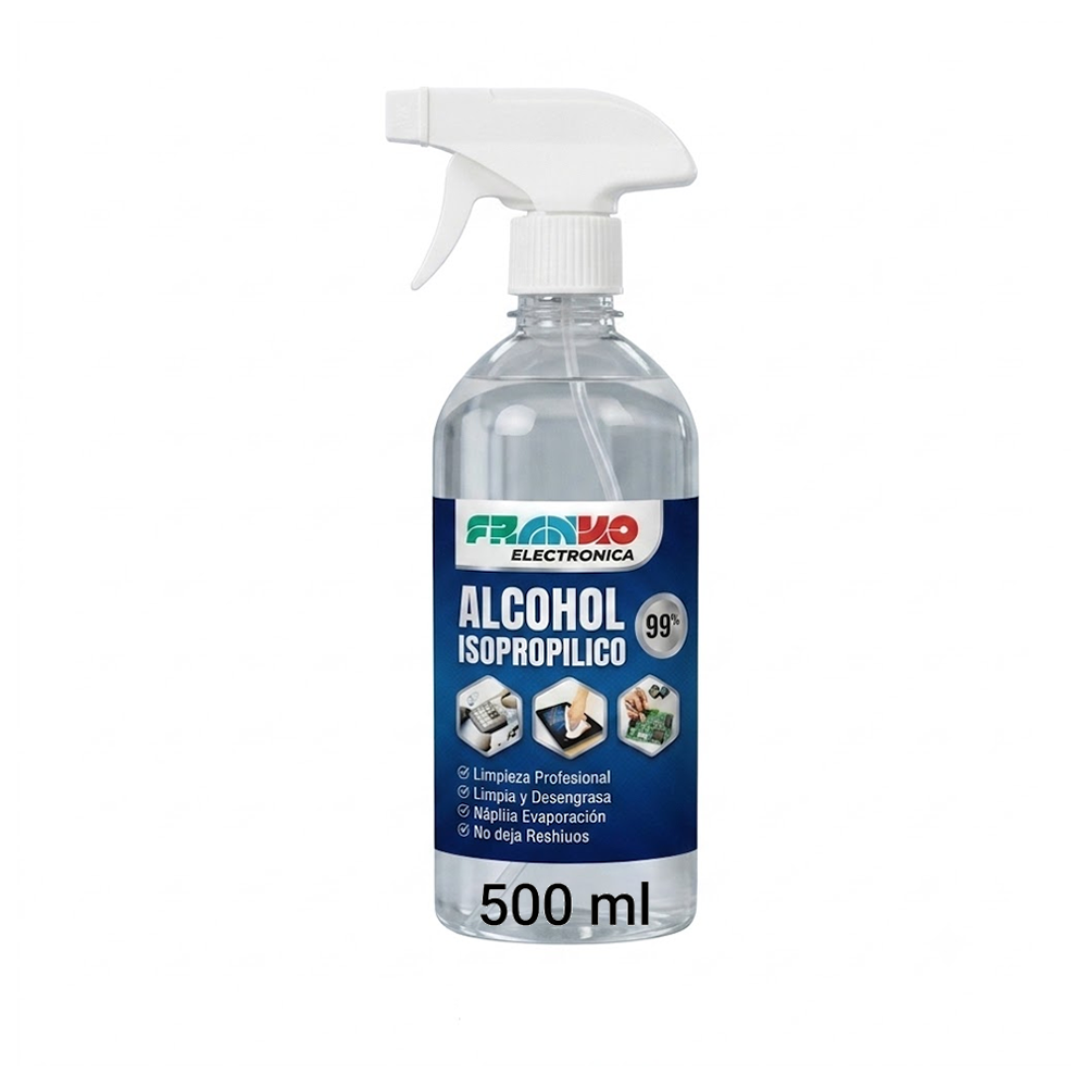 Alcohol Isopropílico 500ml. C./Atomizador