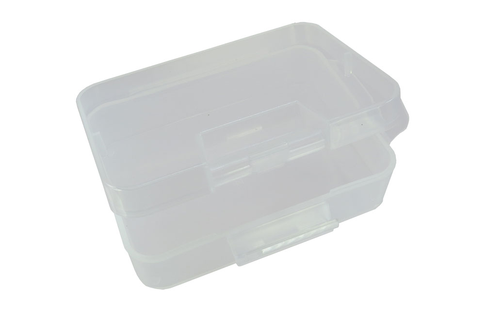 Caja Plastica Transparente 9x6.5x3 cms.