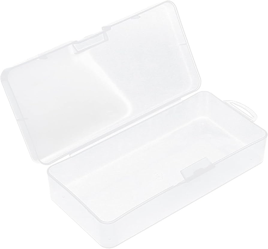 Caja Plastica Transparente 18.3x8.8x4.5cm