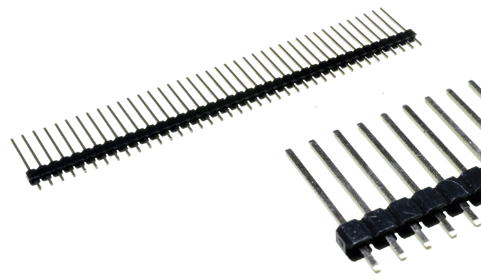 Header Macho 1x40 PIN PITCH 2.54mm PIN=17mm