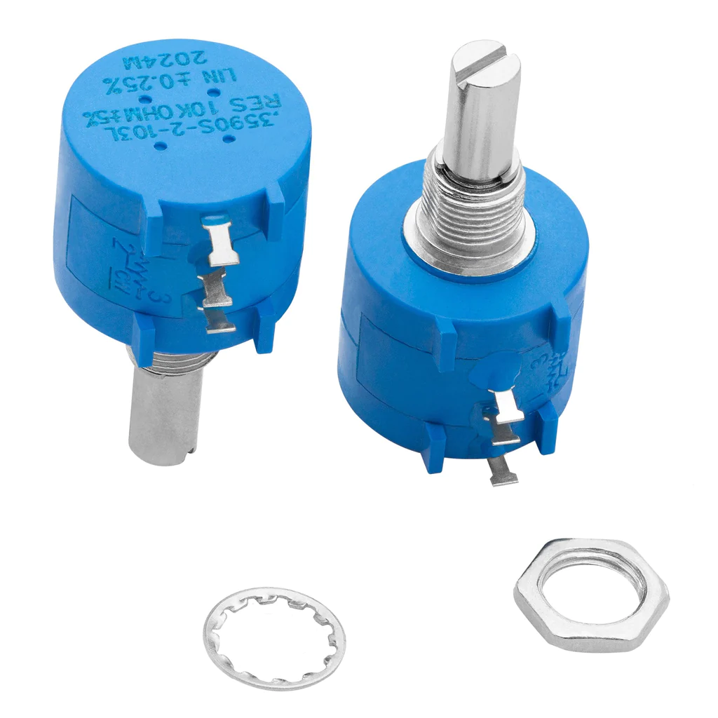 Potenciometro Bobinado de 10 Vueltas. Lineal 2 W ± 5% (50 Kohm)