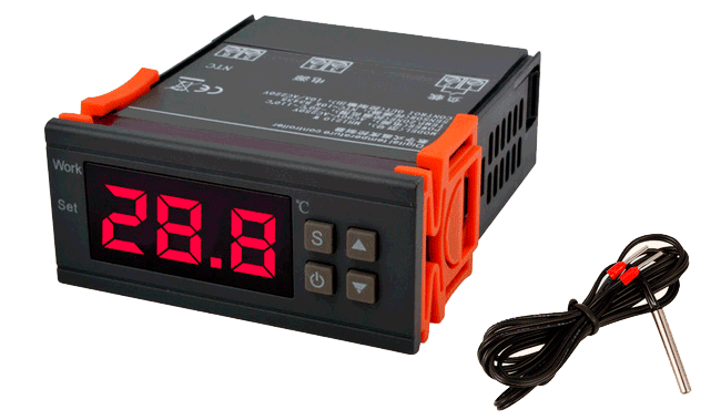 TERMOSTATO DIGITAL DE PANEL -50 A 110 C / AC90-220