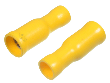 TERMINAL HEMBRA AISLADO T/ BALA AWG 12-10 AMARILLO