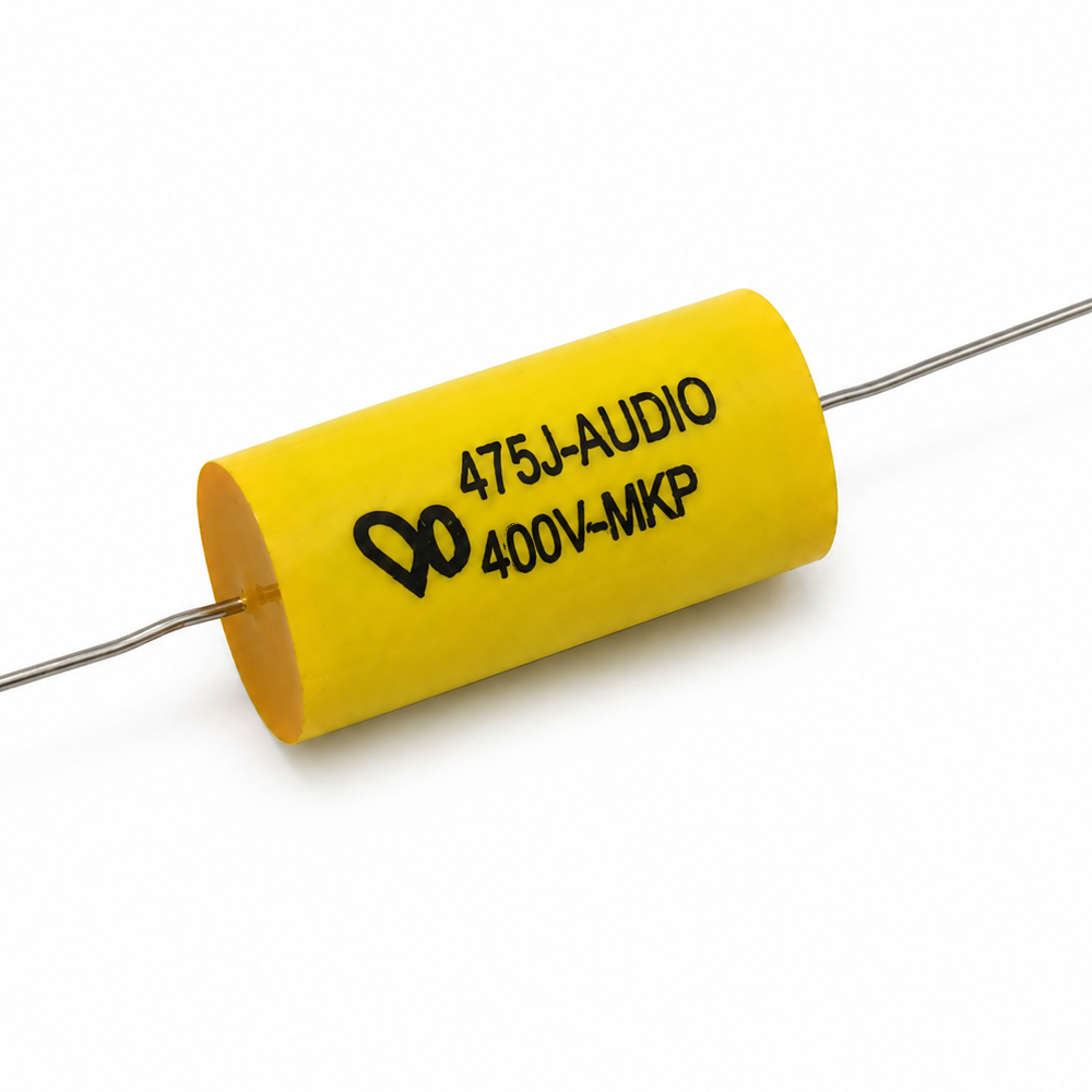 Condensador de Poliéster Metalizado Amarillo