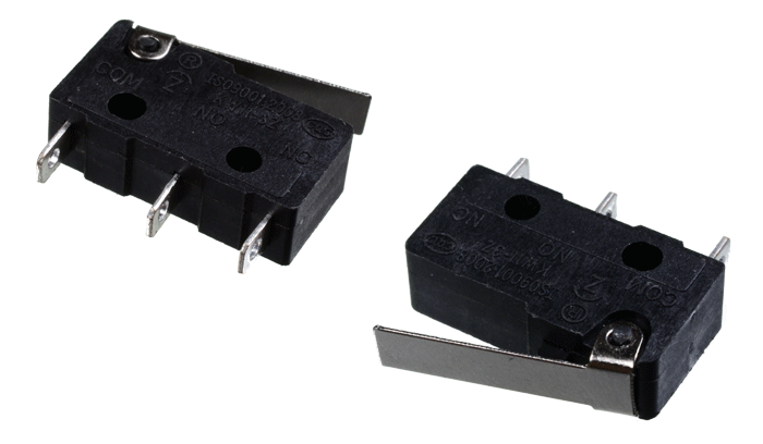 Microswitch Palanca 8mm (20x10x6mm) 5A 250V