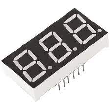 Display Multiplexado 3 Dig.AC Rojo