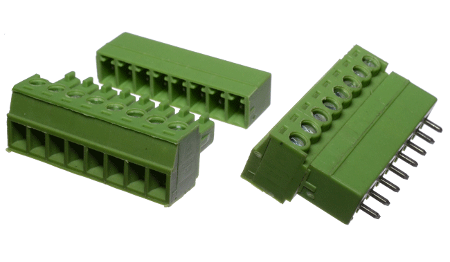 Bornera de Conexión 8 Pines en Recto