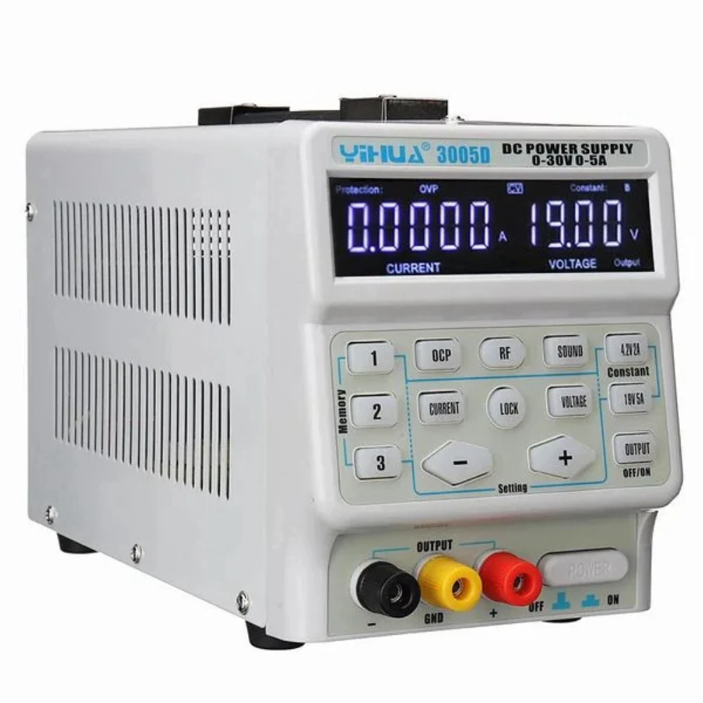 Fuente de Alimentación de Laboratorio YIHUA 30V 5A / 5 Dígitos