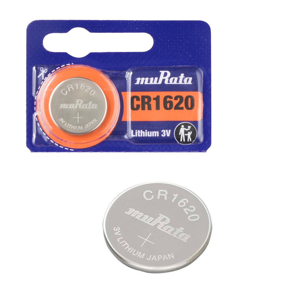 Batería de Litio Botón 3V. CR1620 MURATA