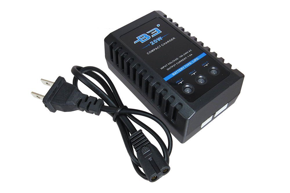 ImaxBC B3Pro 20W Cargador Balanceado para Baterias Lipo 2S 3S 7.4V 11.1V Con Cable T8