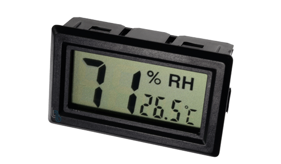 Higrometro y Termometro Ambiental Mini LCD para Panel, Solo Uso Interno