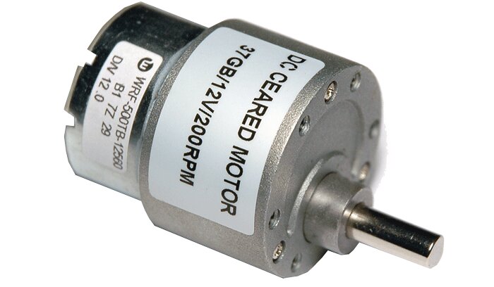 Servomotor con Reductor 12VDC 200RPM 37GB/12V