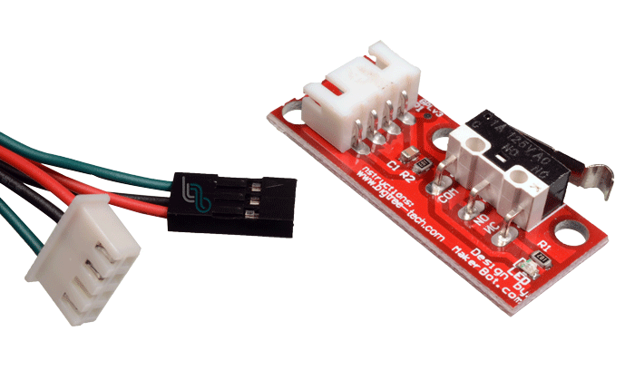 ARD-DM03 Sensor Final de Carrera Mecánico Micro Switch con Cables de Conexión
