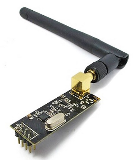 Módulo Transceptor RF nRF24L01+ 2.4 Ghz con Antena SMA NRF24L01