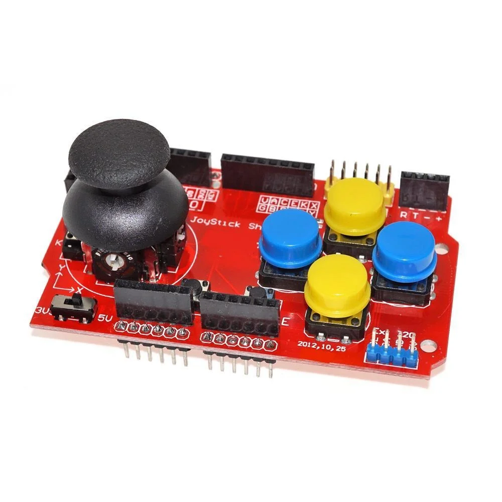 Gamepad Joystick + Pulsadores Shield Arduino
