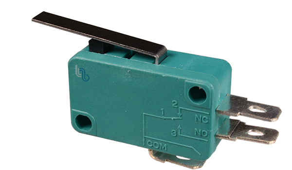 Microswitch 16A 250V Palanca 28mm 28x15x10mm