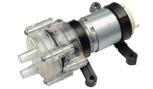 Motor DC 6VDC 400mA con Bomba de Agua 100C