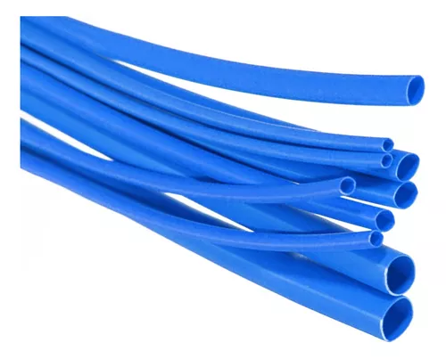 1 Metro Manga, Tubo Termorectractil de 6 mm (2:1) Azul