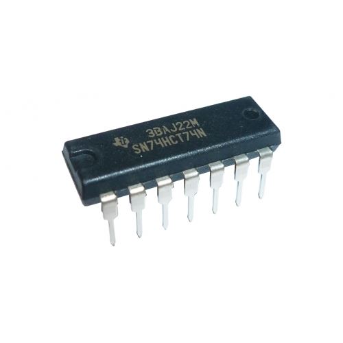 74HCT74 Flip Flop Dual Tipo D Circuito CMOS