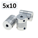 Acople Flexible de Aluminio de 5x10 D19 L25