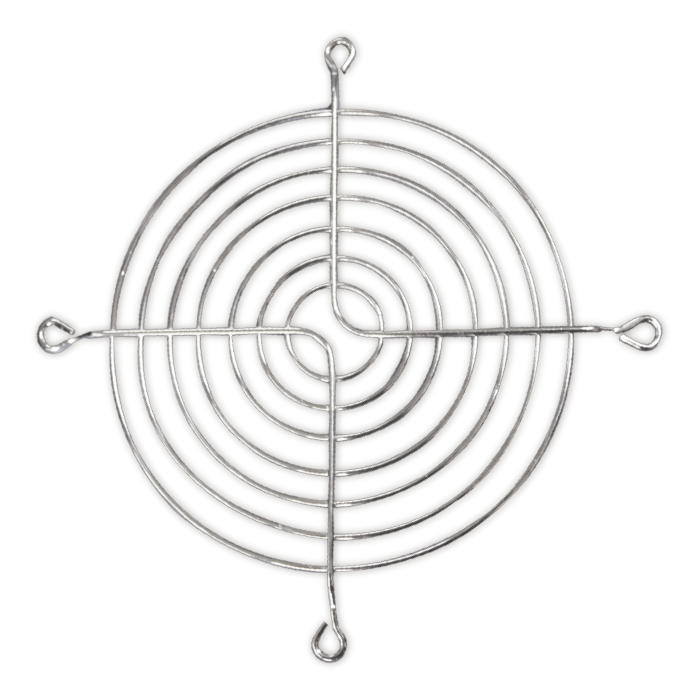 Rejilla 92 mm Metal Cromado para Ventilación