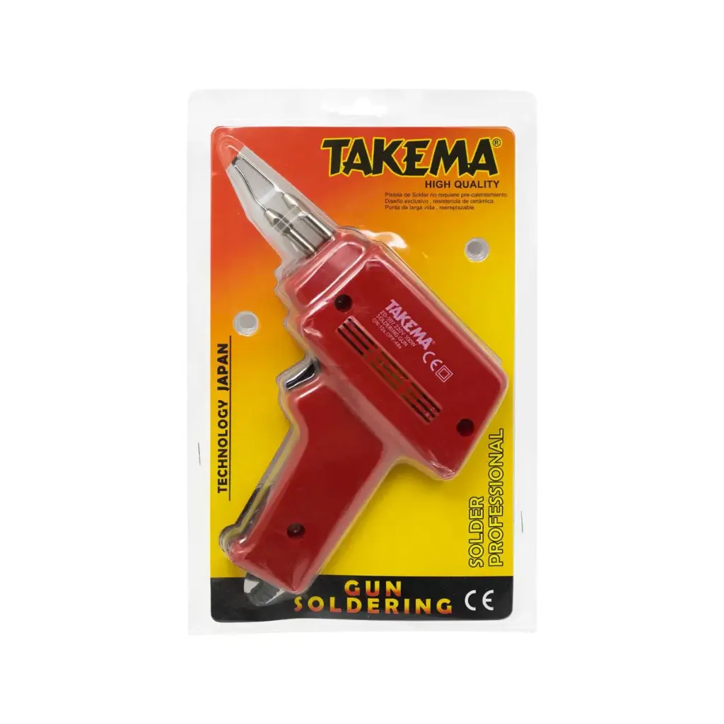 Pistola P/Soldar TAKEMA 150W Rojo