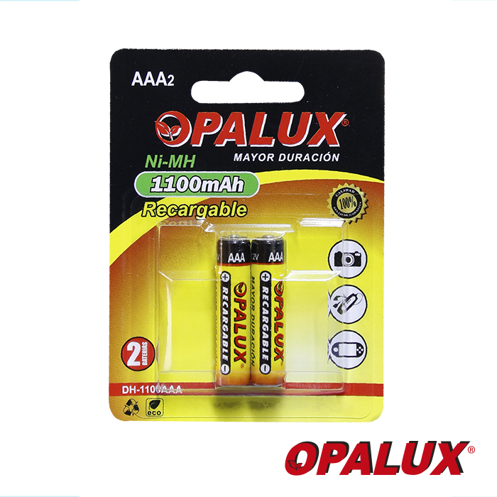 DH-1100AAA Batería Recargable AAA 1100MAH 1.2V OPALUX