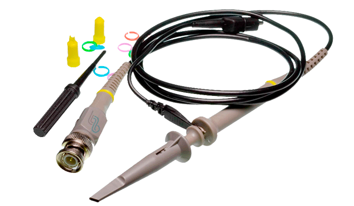 Punta de Osciloscopio de 60Mhz X1- X10 Plomo