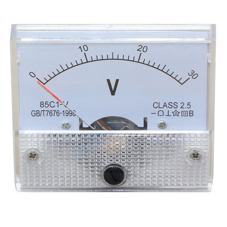 Voltimetro de Panel de 30 Voltios DC