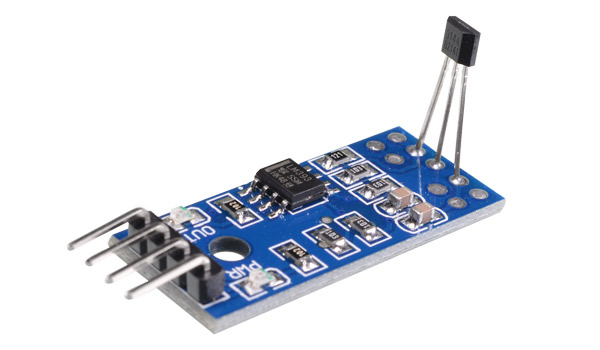 A3144-PCB Hall Sensor Magnético Módulo en PCB