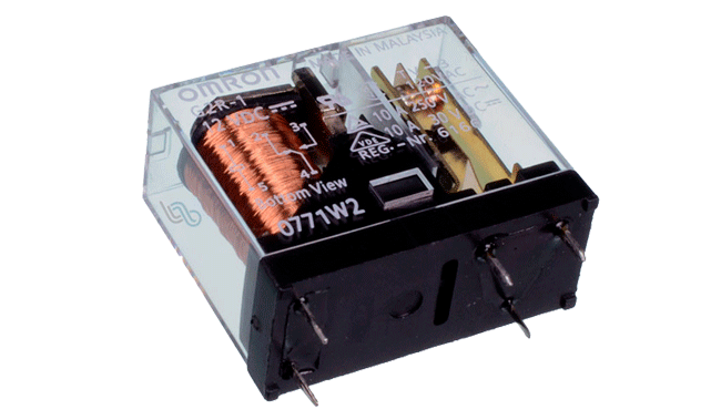 Relay de 12 VDC OMRON 5 Pin 1 Contacto