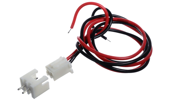 Cable C/Conector JST Hembra/Macho 2.54mm 2 Vías 