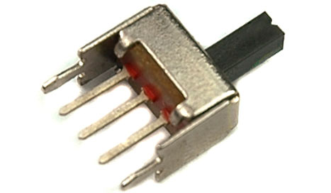 Switch Deslizante 1P2T de 3Pines + 2 Soporte