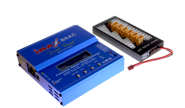 Cargador de Baterias Lipo 2S 3S a 220 VAC con Platafo