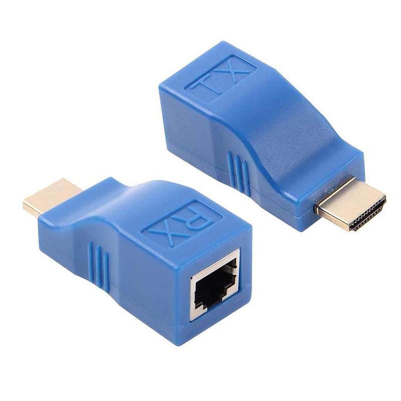 Extensión HDMI para CAT5/6 UTP de 30mt.  Caja