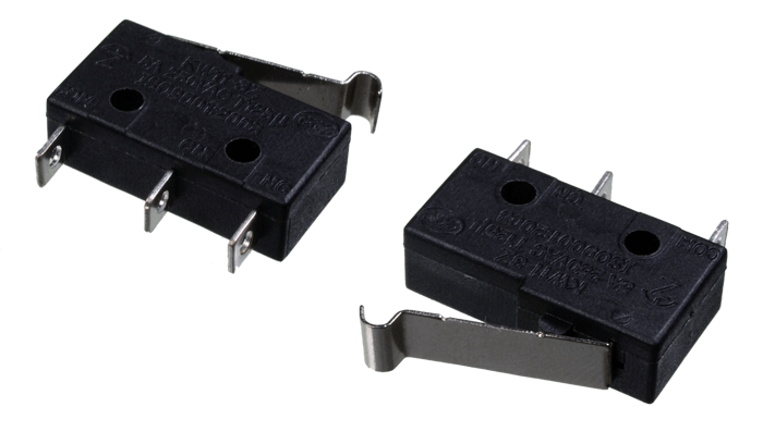 Microswitch Palanca C 17mm (20x10x6mm) 5A 250V SPDT