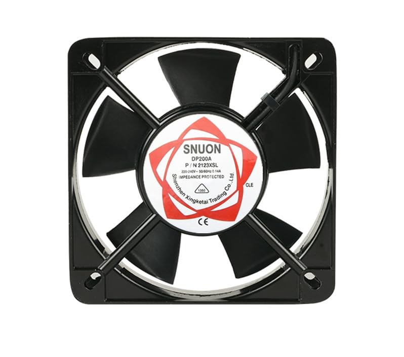 Ventilador 12V 0.14A 12x12x3.8cm SNUON Metal