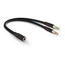 1 Jack 3.5mm Estereo c/10cm Cable a 2 Plug 3.5mm