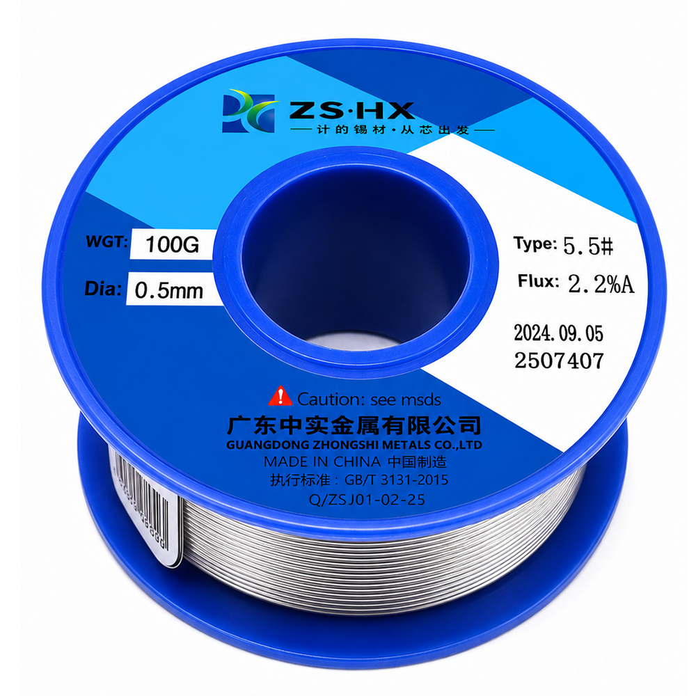 Estaño para Soldar en Carrete de 100gr de 0.5mm