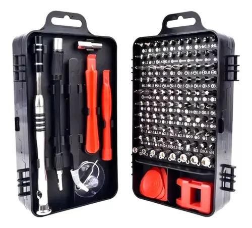 Juego de Destornilladores de Precisión 110 en 1, Kit de Herramientas SIS