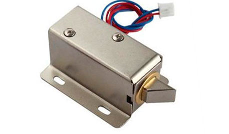 Pestillo con Bobina de 12VDC 0.8A para Cerradura Eléctrica