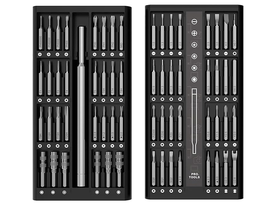 Juego de Destornilladores de Precisión Multifuncionales 63 en 1 para Celulares