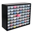  ORG-64 Organizador Gavetero de 8 Niveles con 64 Gavetas, TRUPER