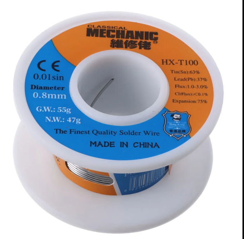 Estaño Mechanic 0.8mm 50gr 63/37 SIS